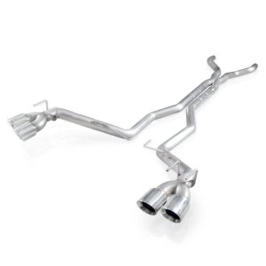 Chevrolet Camaro Performance Exhaust - Stainless Works - Catback Dual Chambered with X-Pipe and Resonator Deletes - `12-`15